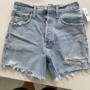 agolde riley short 26 groove